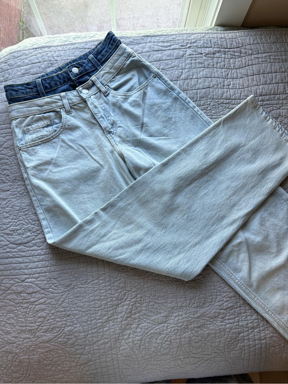 Double Layer Wild Fable Jeans